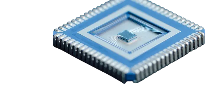 3D visualization of a modern processor, a core output of an IC Design Company.