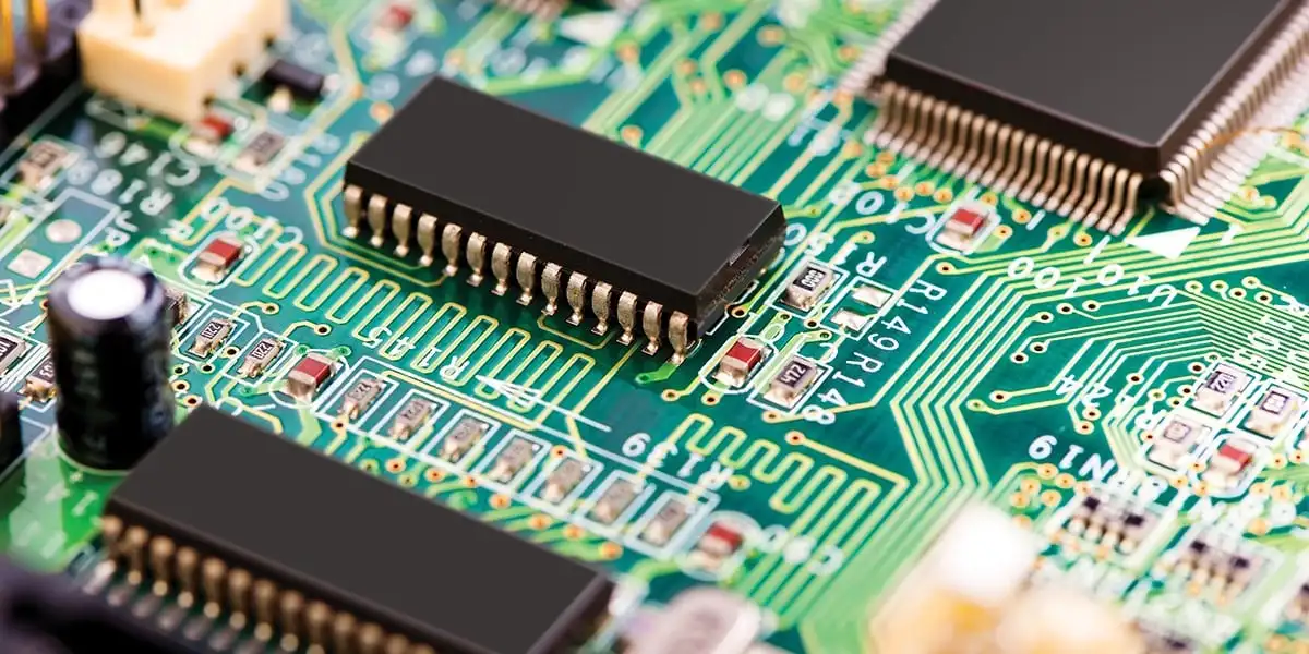 Advanced digital circuit rendering representing high-end Custom IC Design Services.